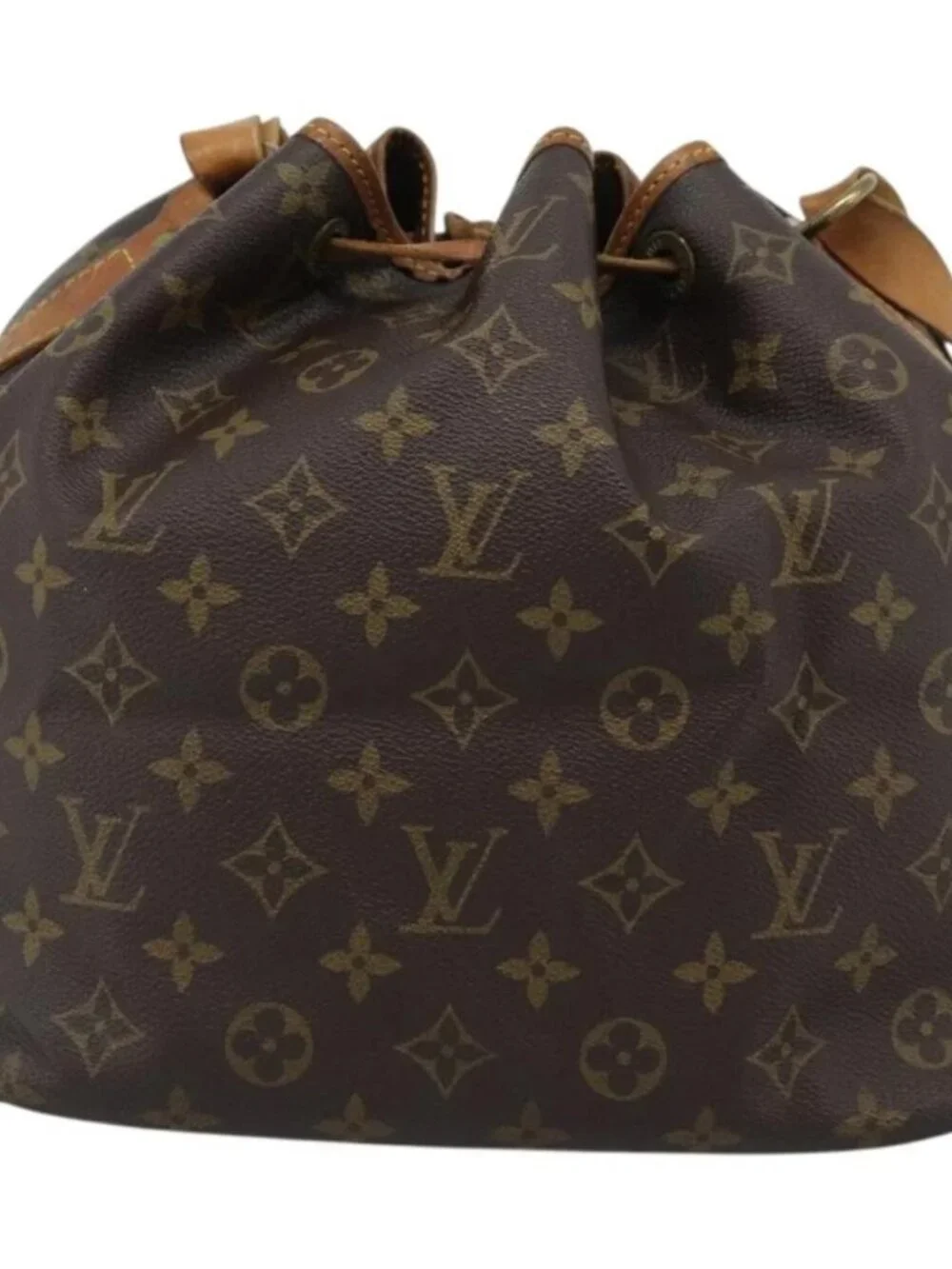 LOUIS VUITTON Monogram Petit Noe Shoulder Bag M42226 LV Auth BA13573
